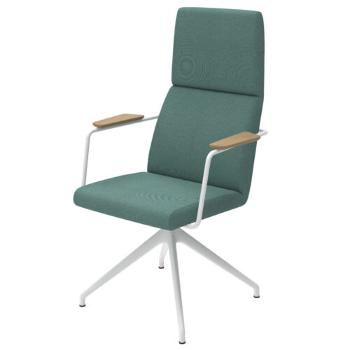 Solt Meeting chair, high with armrests